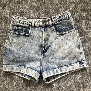 American Apparel High Rise high rise acid wash shorts Size 29